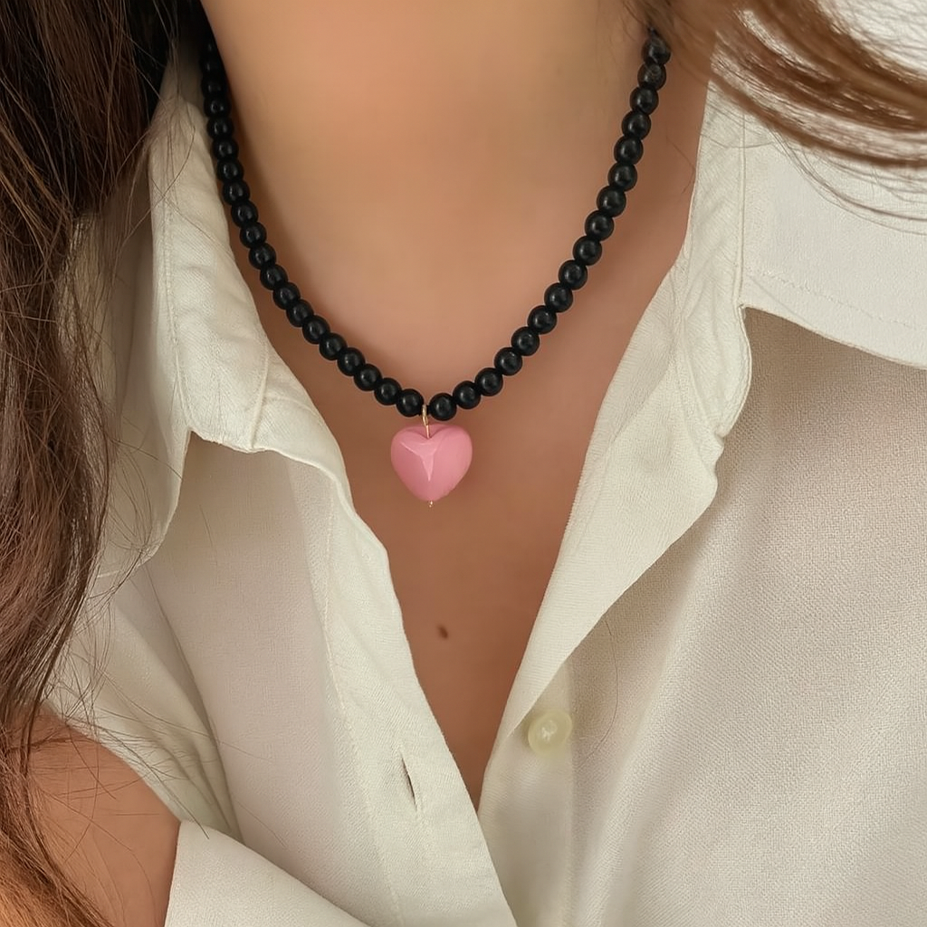 Collar AMORA NEGRO