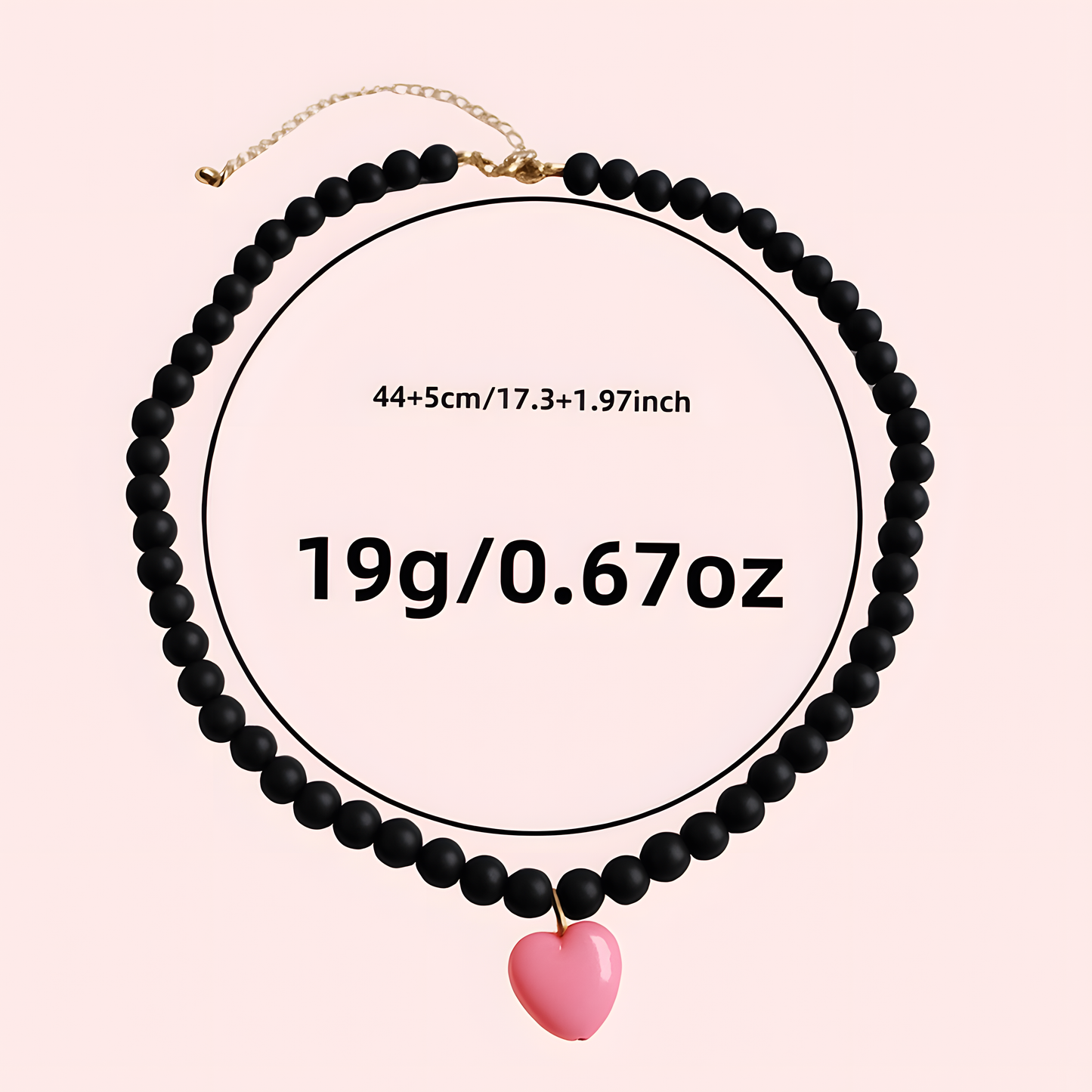 Collar AMORA NEGRO