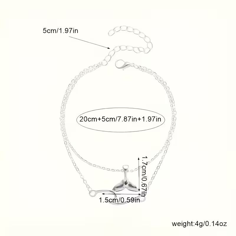 Tobillera MAREA PLATEADA
