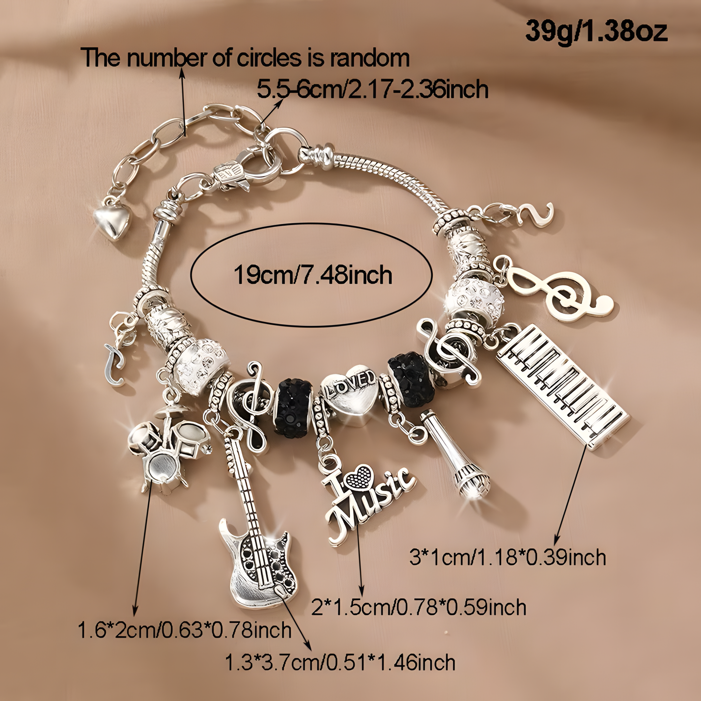 Pulsera MUSIC