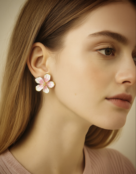 Caravanas VELUR ROSA