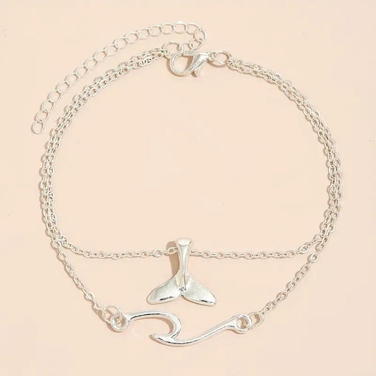 Tobillera MAREA PLATEADA