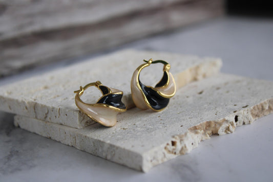 Caravanas WAVE NEGRA