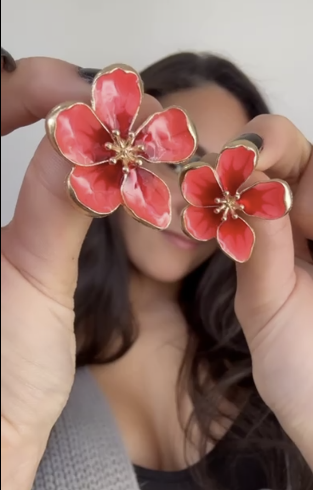 Caravanas VELUR ROJA