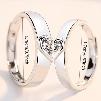 Set anillo DOBLE CORAZON