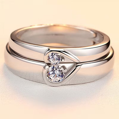 Set anillo DOBLE CORAZON