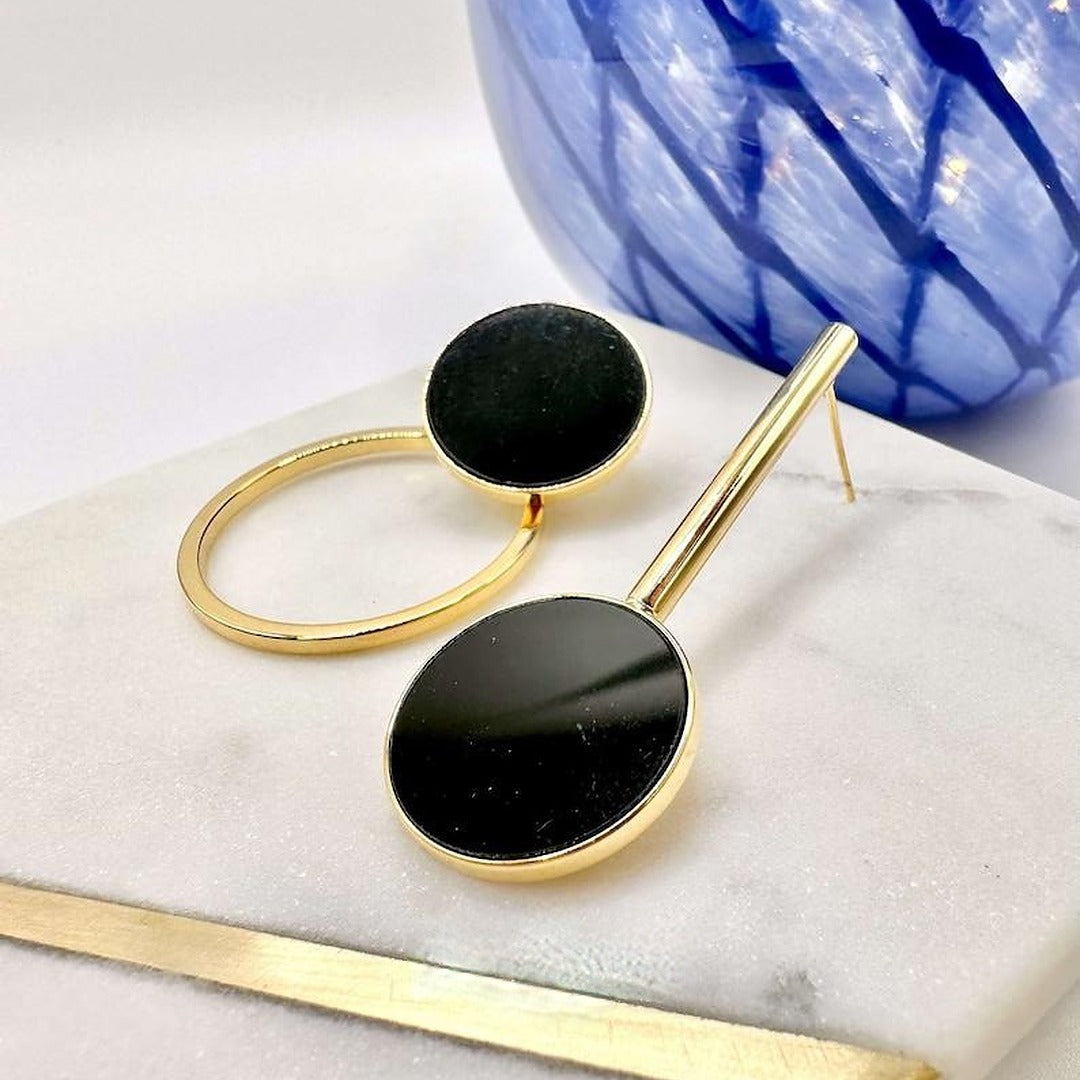 Caravanas PRISMA NEGRA