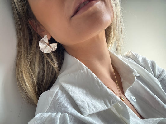 Caravanas MIST ROSE GOLD