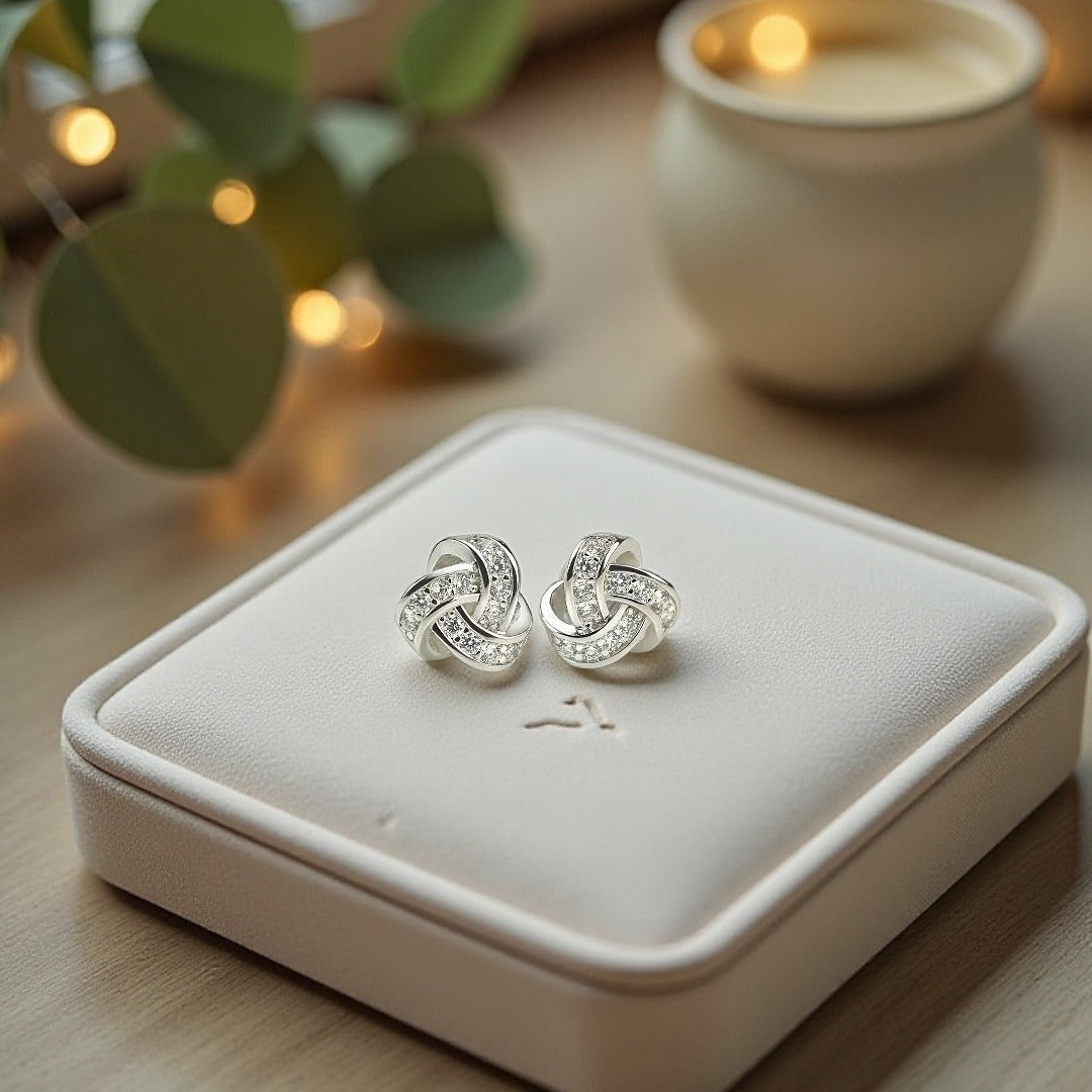 Caravanas NOIR TWIST